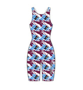 Girls Chlorine Proof Leg Suit - Ballina SLSC